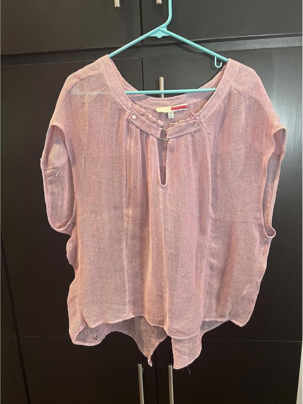 Tracy Reese Lightweight Lavender Blouse
